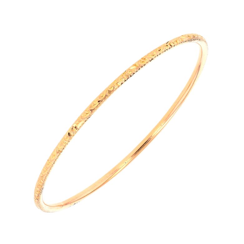 Bracelet jonc or jaune 15.38g Comme neuf -  reconditionné disponible sur Gemme Les Bijoux